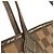 Borsa Louis Vuitton Damier Neverfull MM Marrone - vista 6