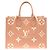Borsa Louis Vuitton Monogram Empreinte OnTheGo MM Marrone Rosa