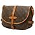Borsa a tracolla Louis Vuitton Monogram Saumur 30 Marrone - vista 2