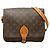 Borsa a tracolla Louis Vuitton Monogram Cartouchiere GM Marrone