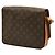 Borsa a tracolla Louis Vuitton Monogram Cartouchiere GM Marrone - vista 2