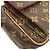 Borsa a tracolla Louis Vuitton Monogram Viva Cite M51165 Marrone - vista 5
