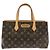 Borsa Louis Vuitton Monogram Wilshire PM Marrone