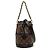 Louis Vuitton Monogram Canoe Handtasche Braun Schwarz
