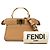 Borsa Fendi Peekaboo I.U Micro Beige - vista 7