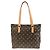 Borsa Louis Vuitton Monogram Cabas Piano Marrone