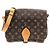 Borsa a tracolla Louis Vuitton Monogram Cartouchiere Marrone