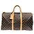 Louis Vuitton Monogram Keepall Boston Tasche Braun