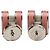 Hermès Brincos Hermes Mini Pop H Stud Prata Rosa - vista 2