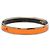 Brazalete Hermès Email PM Caleche Plata Naranja - vista 2