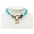 Collar Chanel Coco Mark Azul Dorado - vista 5