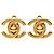 Orecchini a clip vintage Chanel Coco Mark Turnlock D'oro