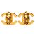 Orecchini a clip vintage Chanel Coco Mark Turnlock D'oro - vista 2