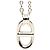 Hermès Collana con ciondolo a catena Hermes Reponse Large LG Argento