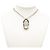 Hermès Collana con ciondolo a catena Hermes Reponse Large LG Argento - vista 7