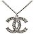 Collana con pendente Chanel Coco Mark 100th Anniversary Argento