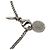 Collana con pendente Chanel Coco Mark 100th Anniversary Argento - vista 5