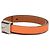 Hermès Bracciale Hermes Medor Infini Double Tour Argento Arancione - vista 2