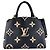 Borsa Louis Vuitton Monogram Empreinte Petit Palais PM Nero Beige Monogramma