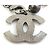 Bracciale con charm Chanel in nero e gunmetal Metallico - vista 2
