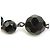 Bracciale con charm Chanel in nero e gunmetal Metallico - vista 5