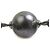 Bracciale con charm Chanel in nero e gunmetal Metallico - vista 6
