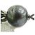 Bracciale con charm Chanel in nero e gunmetal Metallico - vista 7