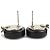 Pendientes colgantes Chanel Coco Mark Negro Plata - vista 6