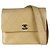 Borsa a tracolla Chanel in pelle beige