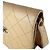 Borsa a tracolla Chanel in pelle beige - vista 6