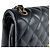 Timeless Borsa a tracolla Chanel Matelassé Double Flap Nero - vista 6