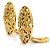 Orecchini a clip Chanel Gold D'oro - vista 3