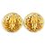 Orecchini a clip Chanel Gold D'oro - vista 5