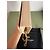 Borsa a tracolla Saint Laurent Kate Monogram in pelle grana beige - vista 13