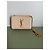 Borsa a tracolla Saint Laurent Kate Monogram in pelle grana beige - vista 2