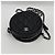 Chanel Handle with Care Round Vanity Case with Chain Quilted Caviar Small Nero - vista 5