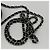 Chanel Handle with Care Round Vanity Case with Chain Quilted Caviar Small Nero - vista 6