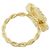 Christian Dior Bandring Gold und Weiß Golden - Ansicht 2
