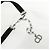 Choker Christian Dior J'Adior Nero Argento - vista 4