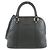 Borsa a mano in pelle Gucci Micro GG Nero