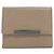 Cartera bi-fold Gucci en cuero beige