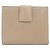 Cartera bi-fold Gucci en cuero beige - vista 2