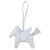 Hermès Hermes Rodeo Pegasus Bag Charm Bianco Blu
