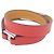 Hermès Hermes Rivale Double Tour 064644CK Armband Silber Rot - Ansicht 2