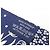Hermès Hermes Les Leopards Bandana Twilly Scarf Muffler Bianco Blu - vista 6