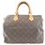 Borsa Boston Louis Vuitton Monogram Speedy Marrone