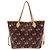 Borsa Louis Vuitton Monogram Cherry Neverfull MM Marrone