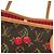 Borsa Louis Vuitton Monogram Cherry Neverfull MM Marrone - vista 4