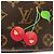 Louis Vuitton Monogram Cherry Pochette Accessoires Castaño - vista 5