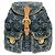 Zaino Louis Vuitton Monogram Denim Sac Ad PM Blu